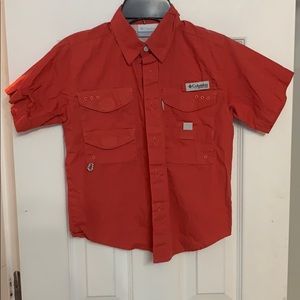 Columbia PFG Fishing Shirt Boys Small